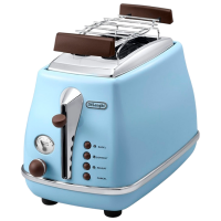 Toster DeLonghi CTOV 2103 AZ Sky Blue 900 W, Numărul de grade de prăjire: 6