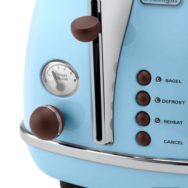 Toster DeLonghi CTOV 2103 AZ Sky Blue 900 W, Numărul de grade de prăjire: 6 photo 5
