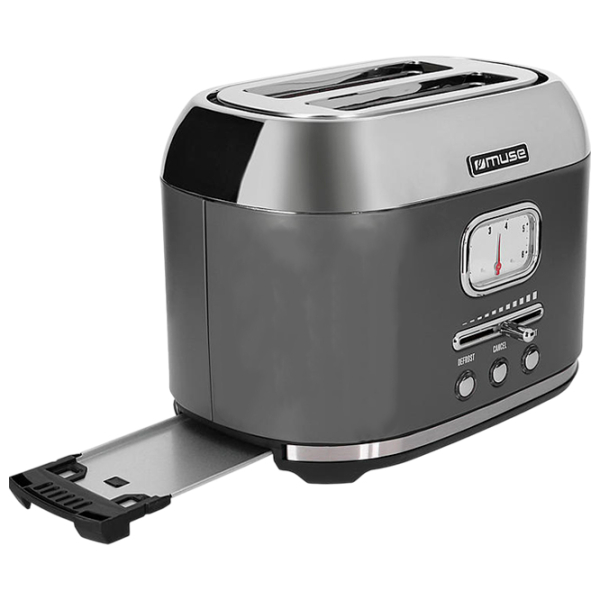 Toster Muse MS-120 DG Gray 1000 W, Numărul de grade de prăjire: 6 photo 4