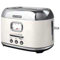 Toster Muse MS-120 SC Beige 1000 W, Numărul de grade de prăjire: 6