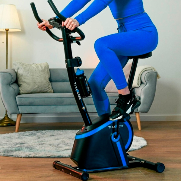 Bicicletă fitness Thunder MICRUS Black , 110 kg photo 3