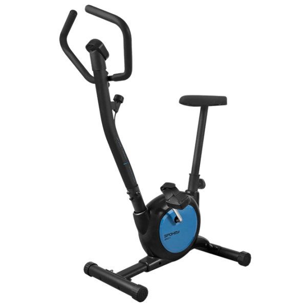 Bicicletă fitness Spokey Aron Black Blue , 100 kg photo 3