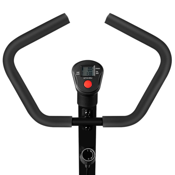 Bicicletă fitness Spokey Aron Black Blue , 100 kg photo 4