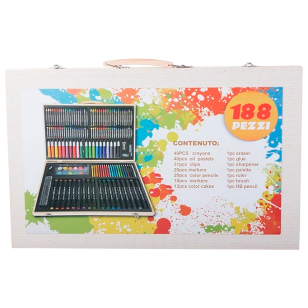 Set de creație 4Play Wooden Set Beige Pentru copii, 6+ photo 1