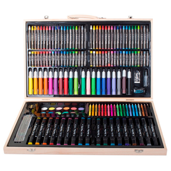 Set de creație 4Play Wooden Set Beige Pentru copii, 6+ photo 3