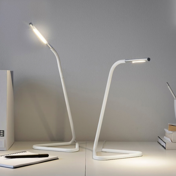 Lampă de masă Ikea Harte White Rețea photo 3