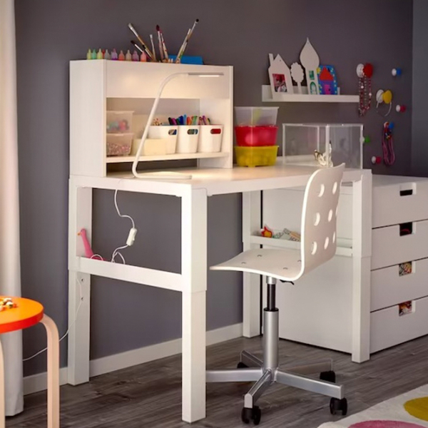 Lampă de masă Ikea Harte White Rețea photo 4