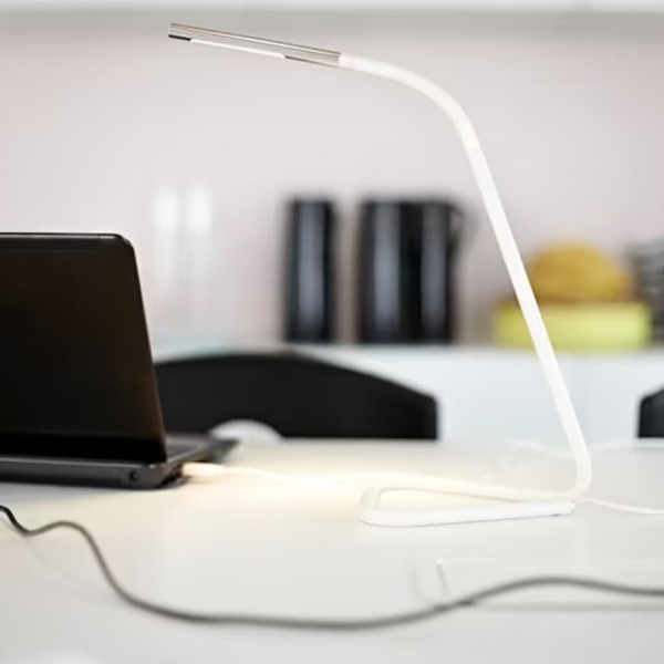 Lampă de masă Ikea Harte White Rețea photo 7