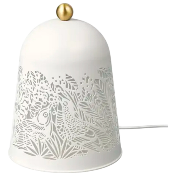 Lampă de masă Ikea Solskur White Rețea photo 2
