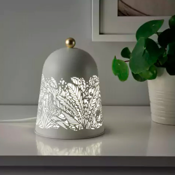 Lampă de masă Ikea Solskur White Rețea photo 4