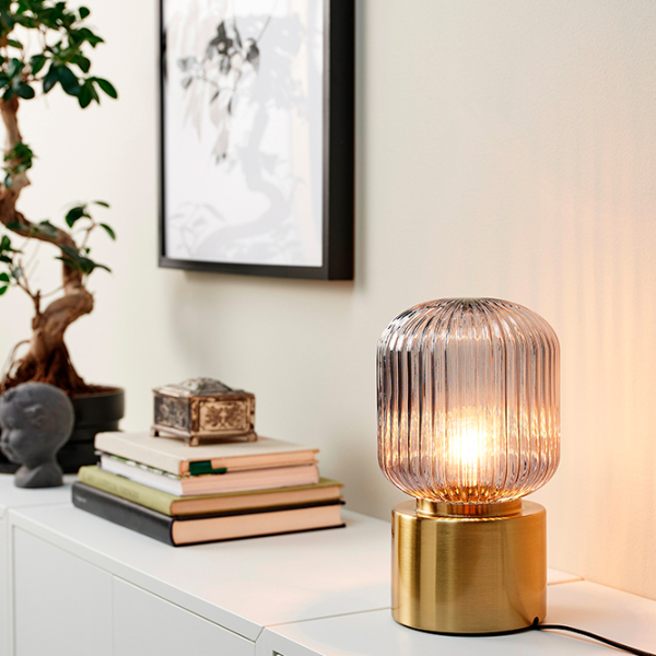 Настольная лампа Ikea Solbo Золотистый От сети photo 2