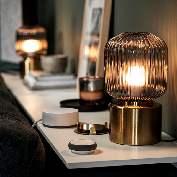 Настольная лампа Ikea Solbo Золотистый От сети photo 4