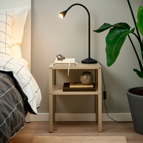 Lampă de masă Ikea Navlinge Black Rețea photo 5