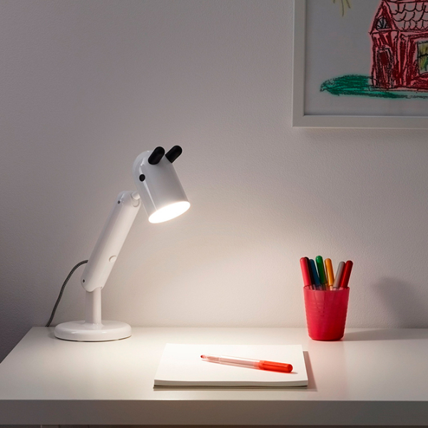 Настольная лампа Ikea Krux Белый От сети photo 5