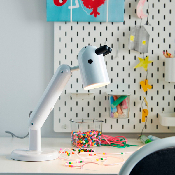 Настольная лампа Ikea Krux Белый От сети photo 7
