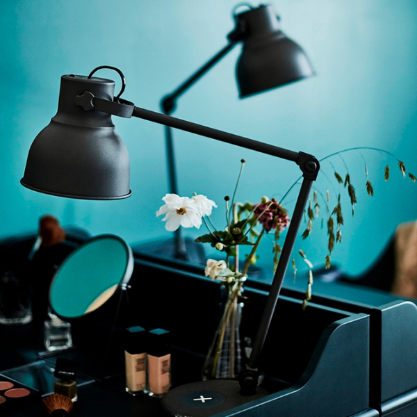 Нaстольная лампа Ikea Hektar Черный От сети photo 8