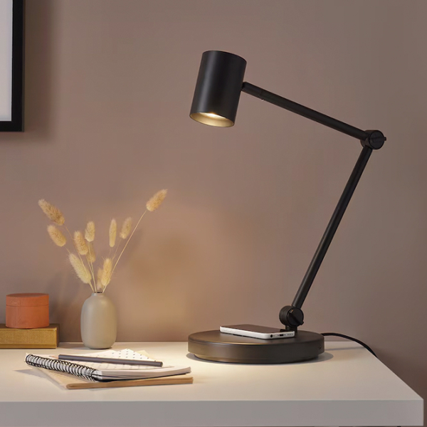 Настольная лампа Ikea Nymane Antracite От сети photo 2