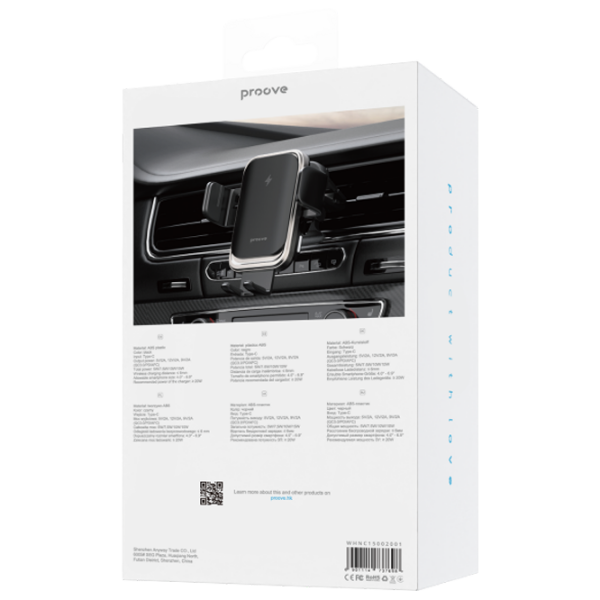 Suport pentru telefon Proove Nitro Black  photo 3