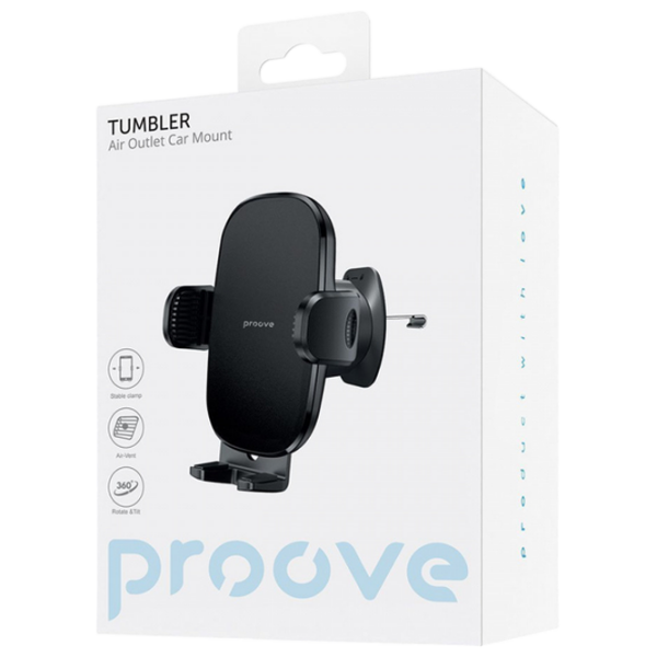 Suport pentru telefon Proove Tumbler Air Outlet Black  photo 4