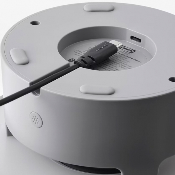 Lampă de masă Ikea Vappeby Gray Acumulator photo 3