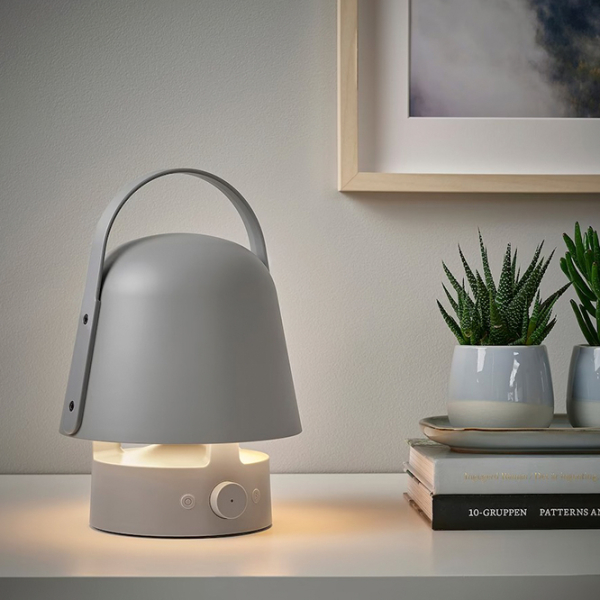 Lampă de masă Ikea Vappeby Gray Acumulator photo 7
