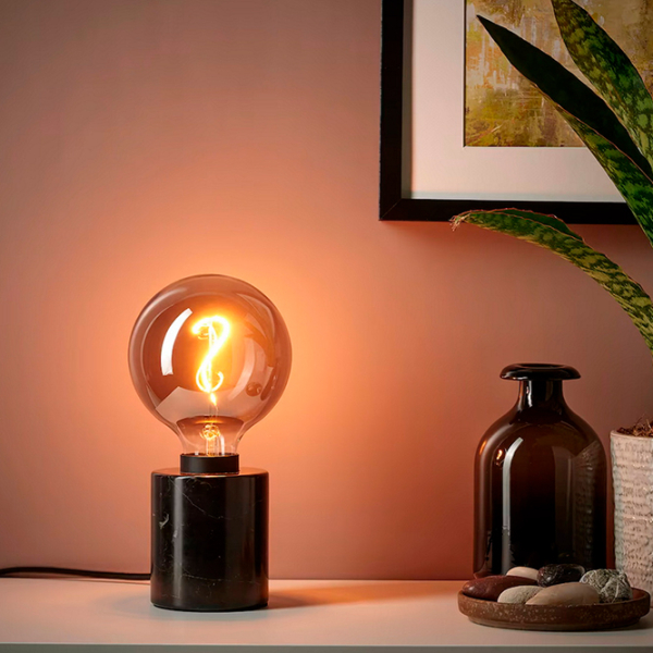Lampă de masă Ikea Markfrost/Molnart Black Rețea photo 3
