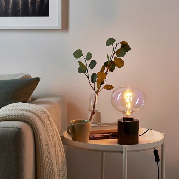 Lampă de masă Ikea Markfrost/Molnart Black Rețea photo 4