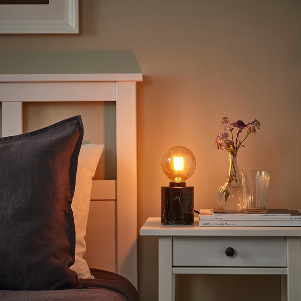 Настольная лампа Ikea Markfrost/Molnart Черный От сети photo 3