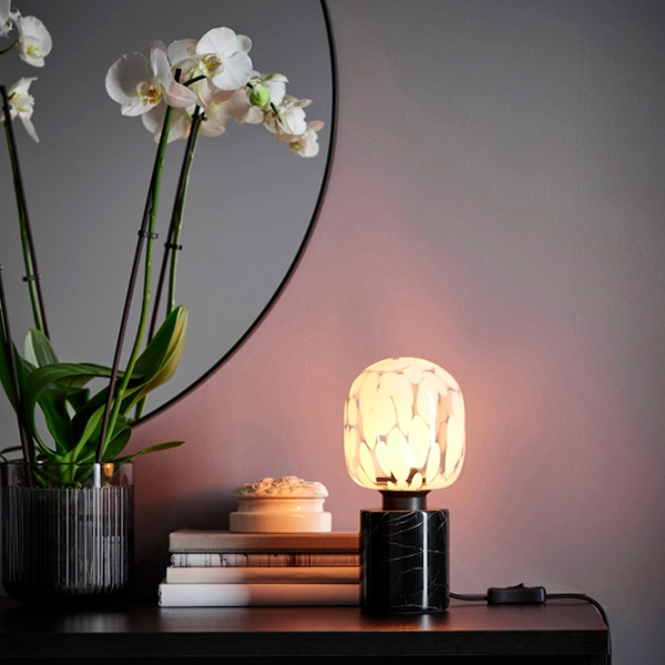 Lampă de masă Ikea Markfrost/Molnart Black Rețea photo 4