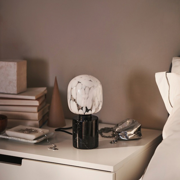 Lampă de masă Ikea Markfrost/Molnart Black Rețea photo 5