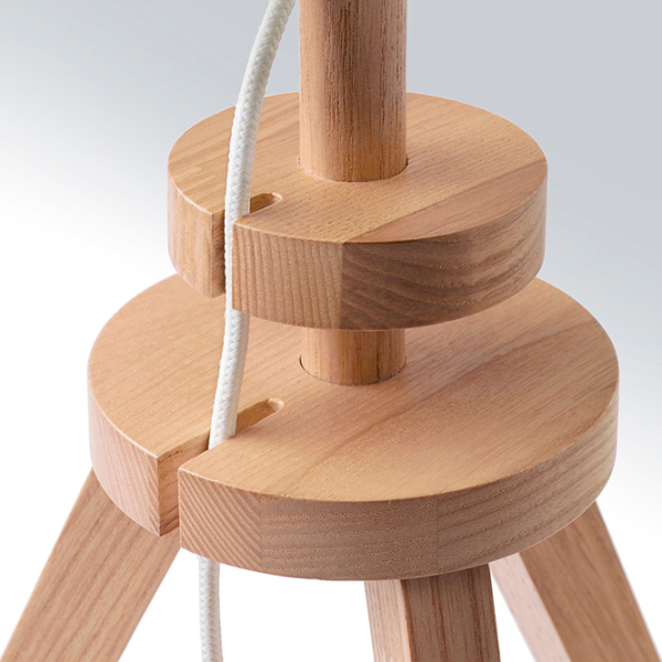 Нaстольная лампа Ikea Lauters Wood От сети photo 5