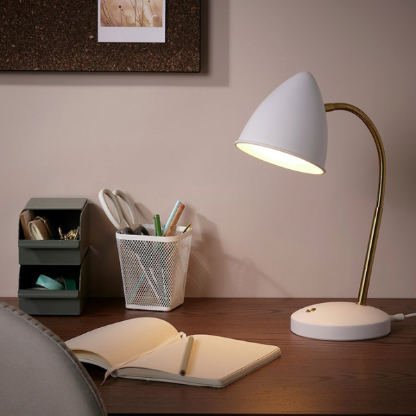 Настольная лампа Ikea Isnalen Белый От сети photo 4
