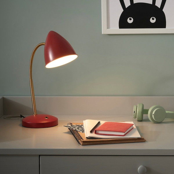 Lampă de masă Ikea Isnalen Red Rețea photo 4