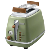 Toster DeLonghi CTOV 2103 GR Olive Green 900 W, Numărul de grade de prăjire: 6