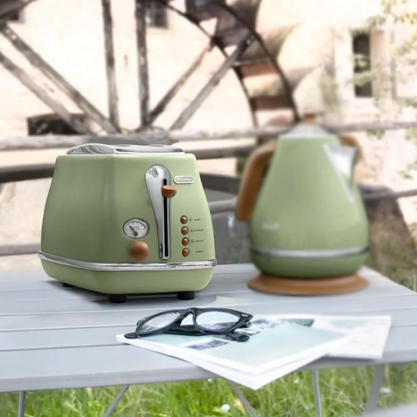 Toster DeLonghi CTOV 2103 GR Olive Green 900 W, Numărul de grade de prăjire: 6 photo 5