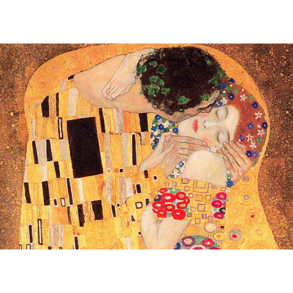 Puzzle 2D Trefl The Kiss (10559) Numărul de piese: 1000, Vârsta recomandată: 12+ photo 2