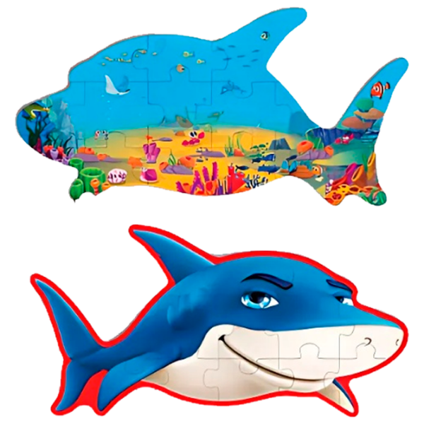Puzzle magnetic Puedo Sea World (K1928) Numărul de piese: 35, Vârsta recomandată: 3+ photo 2