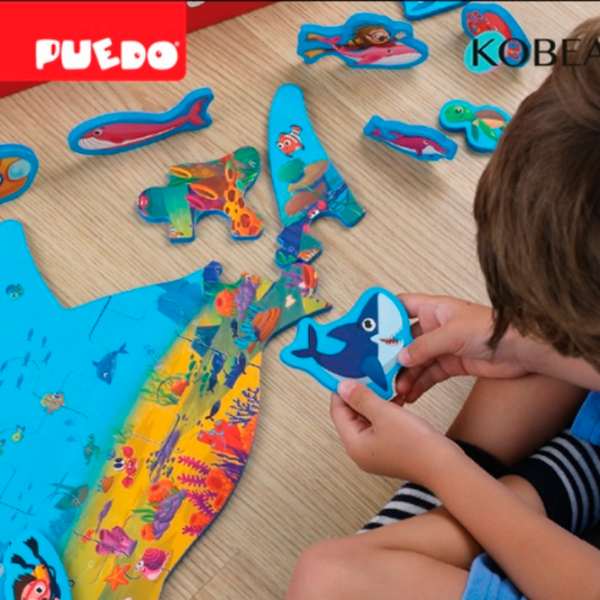 Puzzle magnetic Puedo Sea World (K1928) Numărul de piese: 35, Vârsta recomandată: 3+ photo 3