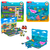 Пазл 3D Puedo Dynamic Puzzle (B2216) Количество деталей: 17, Рекомендуемый возраст: 3+