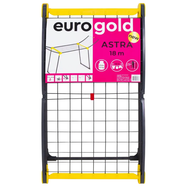 Uscător de rufe Eurogold D0510 Black Lungimea firului de rufe: 18 m photo 8