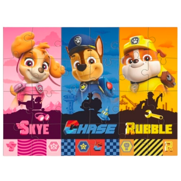 Puzzle 2D DoDo Paw Patrol 2in1 (200561) Numărul de piese: 60, Vârsta recomandată: 3+ photo 2