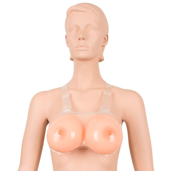 Sutien cu sâni Cottelli Silicone Breasts with Straps Light skin  photo 7