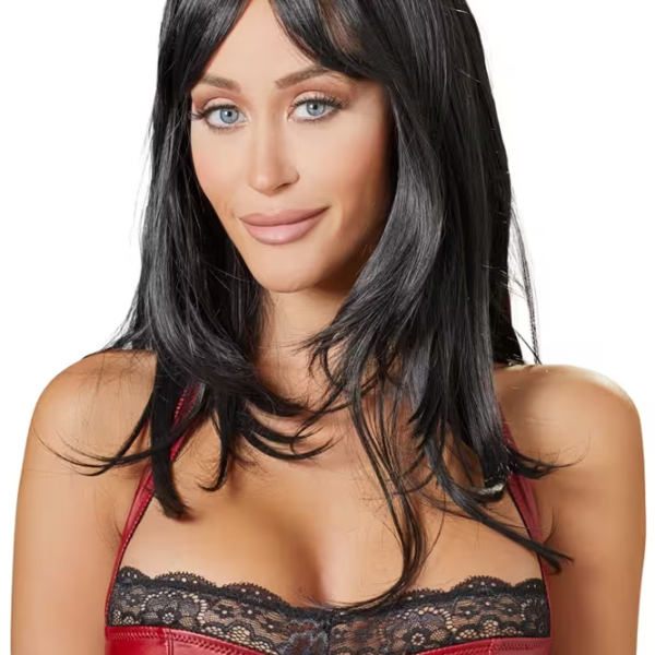 Perucă Cottelli Wig Long Black  photo 3