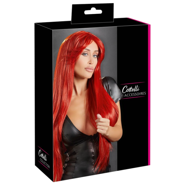 Парик Cottelli Wig Long Прямой Красный  photo 1