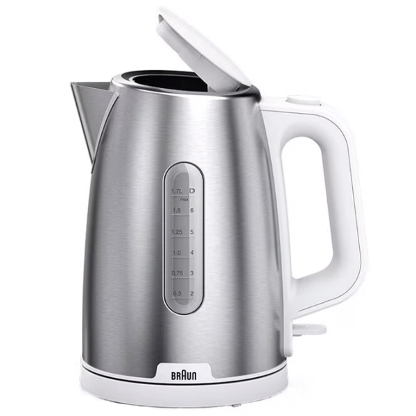 Ceainic electric Braun WK1500WH White 2200 W, 1.7l, Material interior: Inox photo 3