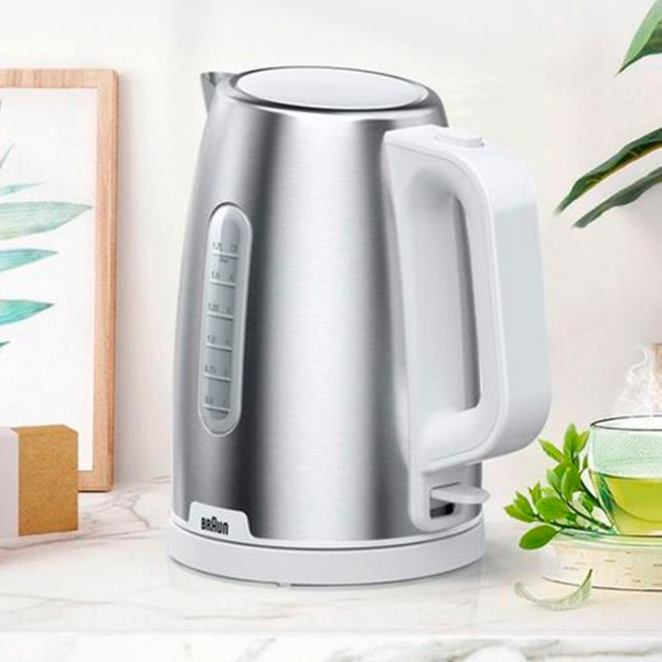 Ceainic electric Braun WK1500WH White 2200 W, 1.7l, Material interior: Inox photo 8