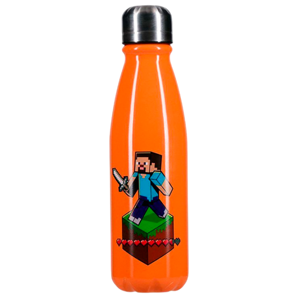 Sticlă pentru apă Fan Paladone Minecraft Orange 0.6l photo 1