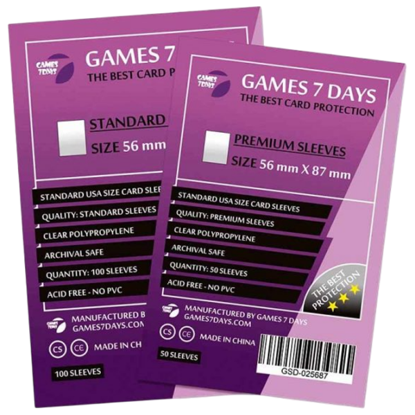 Joc de masă Games 7 Days Standard USA Protectoare de cărți, 6+ photo 2