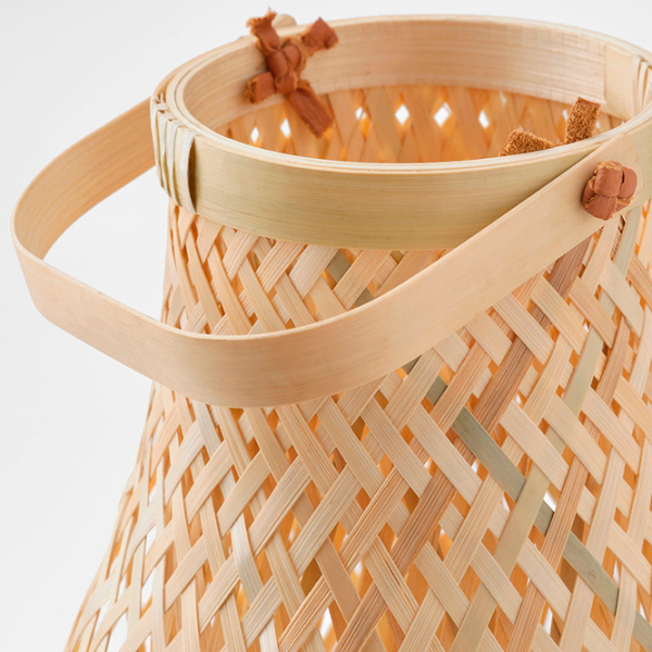 Lampă de masă Ikea Misterhult Wood Rețea photo 2