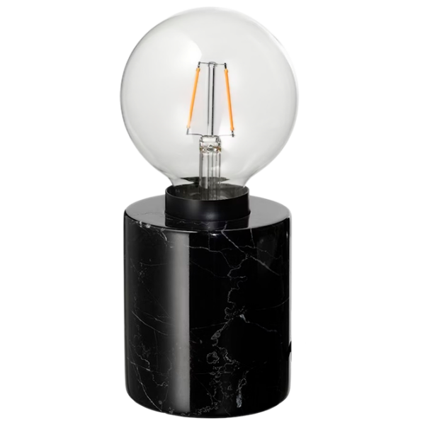 Lampă de masă Ikea Markfrost/Lunnom Black Rețea photo 1